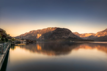 Sunset in Hallstatt