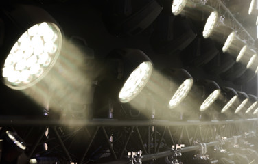 Stage lighting equipment.