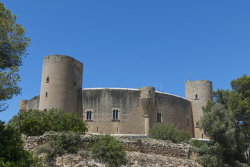 Fototapeta na wymiar Castillo de Bellver (Palma de Mallorca, España)