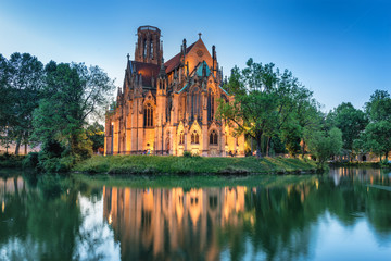 Fototapeta na wymiar St John's Church Stuttgart, Germany