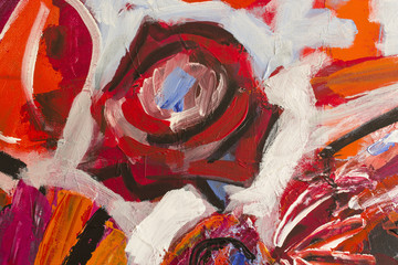 Detail of the Painting as a Background
