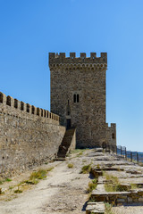 Fototapeta na wymiar Genoese fortress