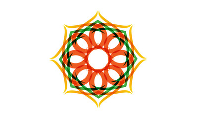 Vintage luxury colorful