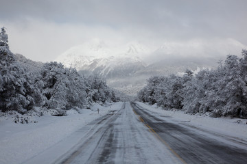 Patagonia Snowed Road