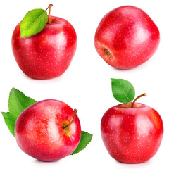 Set red apple