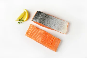 Keuken spatwand met foto Two raw salmon fillets © Viktor