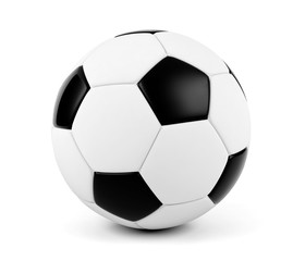 Soccer ball isolated on white background