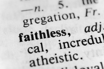 Faithless - obrazy, fototapety, plakaty