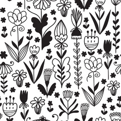 Nature flower pattern background