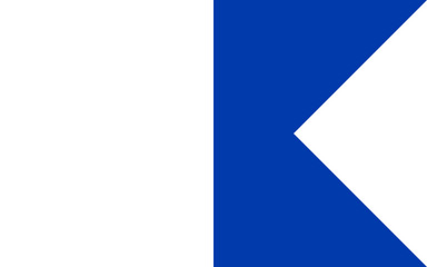 taucherflagge taucherfahne alpha I