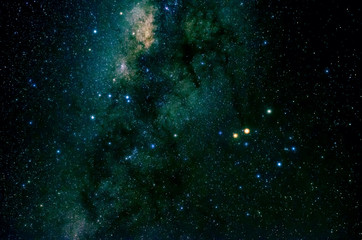 Obraz na płótnie Canvas Stars and galaxy space sky night background, Africa 