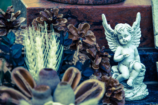 Angel Decoration In The Cementery