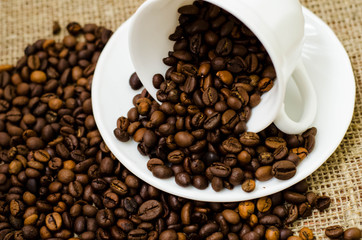 Still life with cup of coffee 
