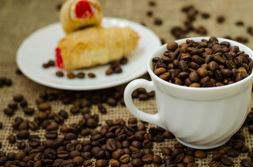 Still life with cup of coffee 