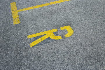 Reserved parking spot