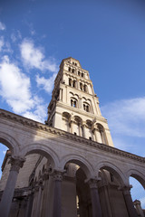 Famous Split Sveti Duje tower, Croatia