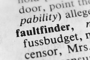 Obraz premium Faultfinder