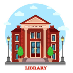 Obraz premium Public lending or academic, national library