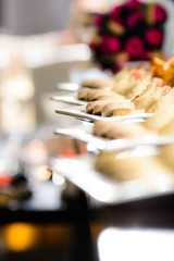 Fresh aperitifs served
