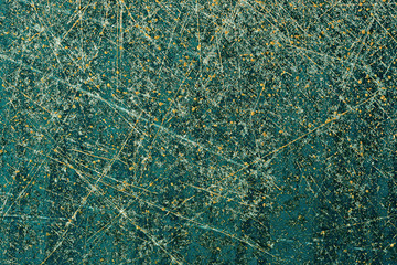 Old metal surface with scratches and rust for background.