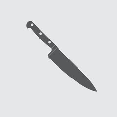 Knife icon or sign. Vector illustration.
