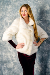 fur coat style