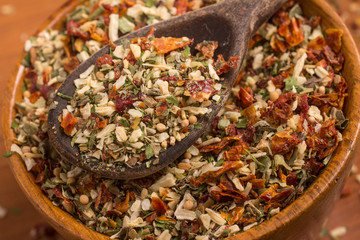 Chimichurri Herbs into a bowl