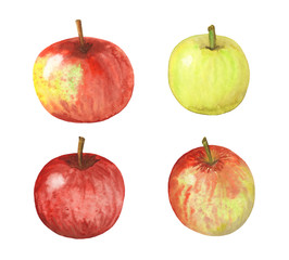 Set of apples