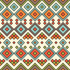 Abstract seamless pattern for girls,boys, clothes.Creative vector background with geometric figures.Funny wallpaper for textile and fabric. Fashion style. Colorful bright.Brown, pink, blue, green, red