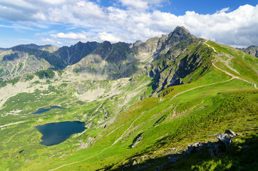 Fototapeta na wymiar Amazing view on Tatra mountains in summer, Poland