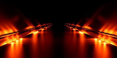 Abstract black background with illumination