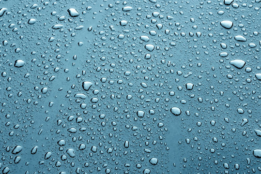 Water Drops on a Polished Car