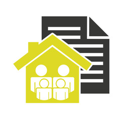 family insurance concept icon vector illustration design