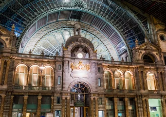 Plexiglas foto achterwand Antwerpen Central Station © hipproductions