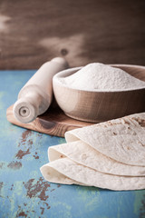 Flour tortillas, tex-mex style