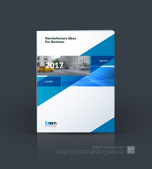 Brochure template layout, cover design annual report, magazine, 