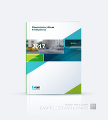 Brochure template layout, cover design annual report, magazine, 