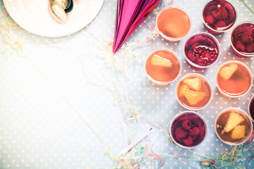 fruit jelly, vintage tonned effect