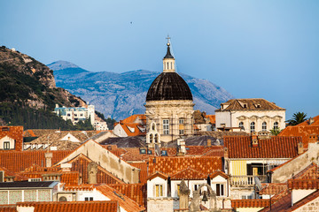 Fototapeta premium Dubrovnik ancient city close up view, Croatia