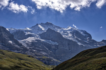 Jungfrau in Bernese Oberland in Switzerland