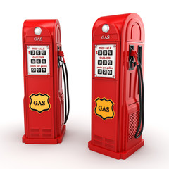 3D rendering gas station