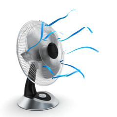 3D rendering fan
