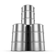 3D rendering aluminum barrel