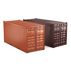 3D rendering containers