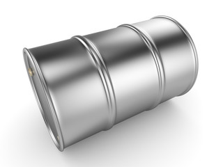 3D rendering aluminum barrel