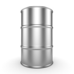 3D rendering aluminum barrel