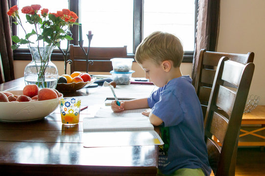 Practicing writing