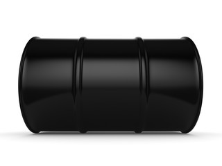 3D rendering black barrel