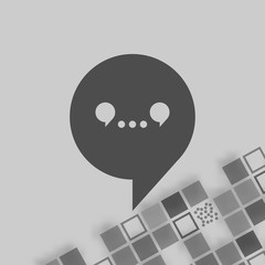 Dialog vector web icon