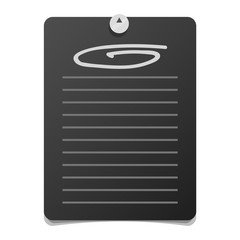 Sticker note paper vector illustration.